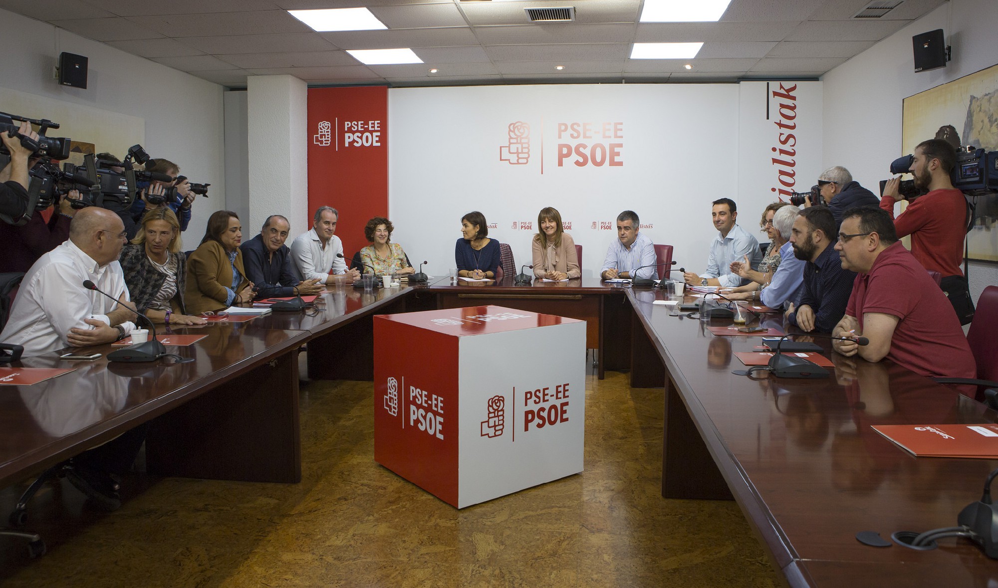 Reunión de la Comisión Ejecutiva del PSE-EE. Foto | Socialistas Vascos