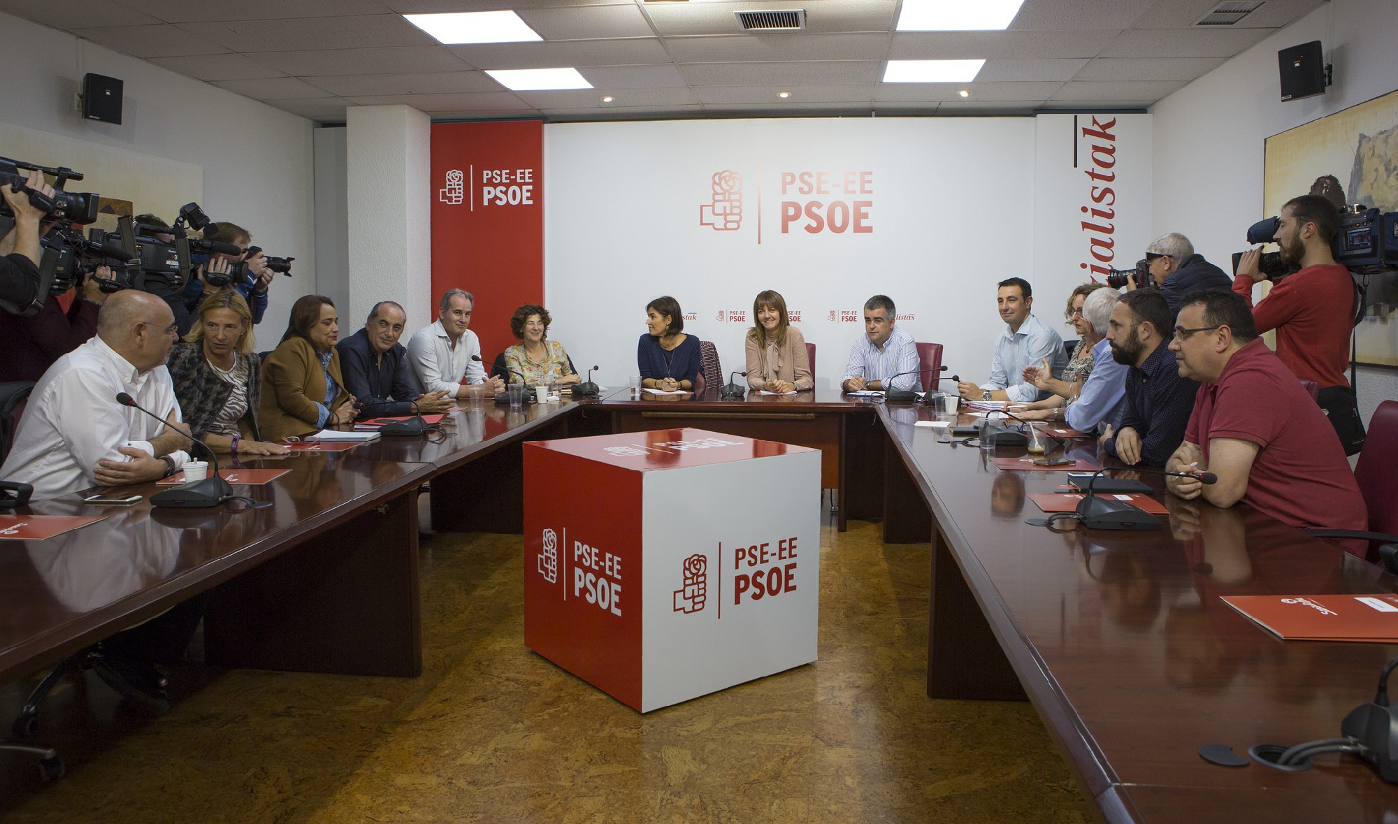 Reuni&oacute;n de la Comisi&oacute;n Ejecutiva del PSE-EE. Foto | Socialistas Vascos