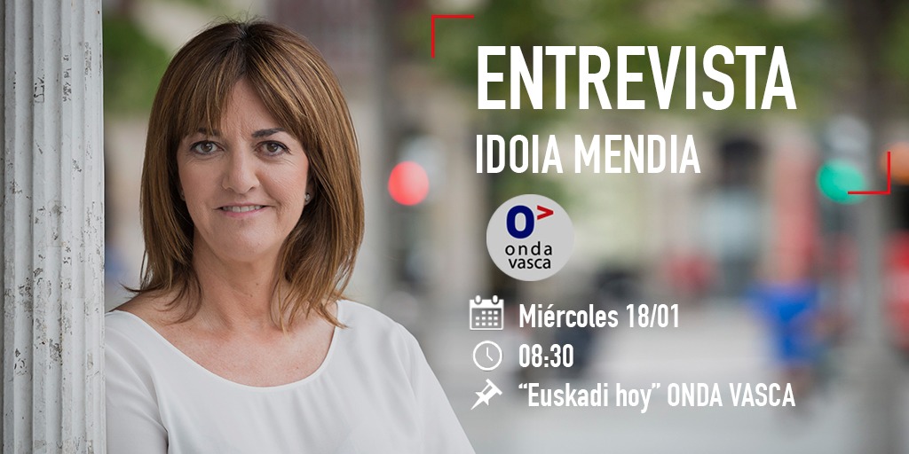 Entrevista a Idoia Mendia en Onda Vasca