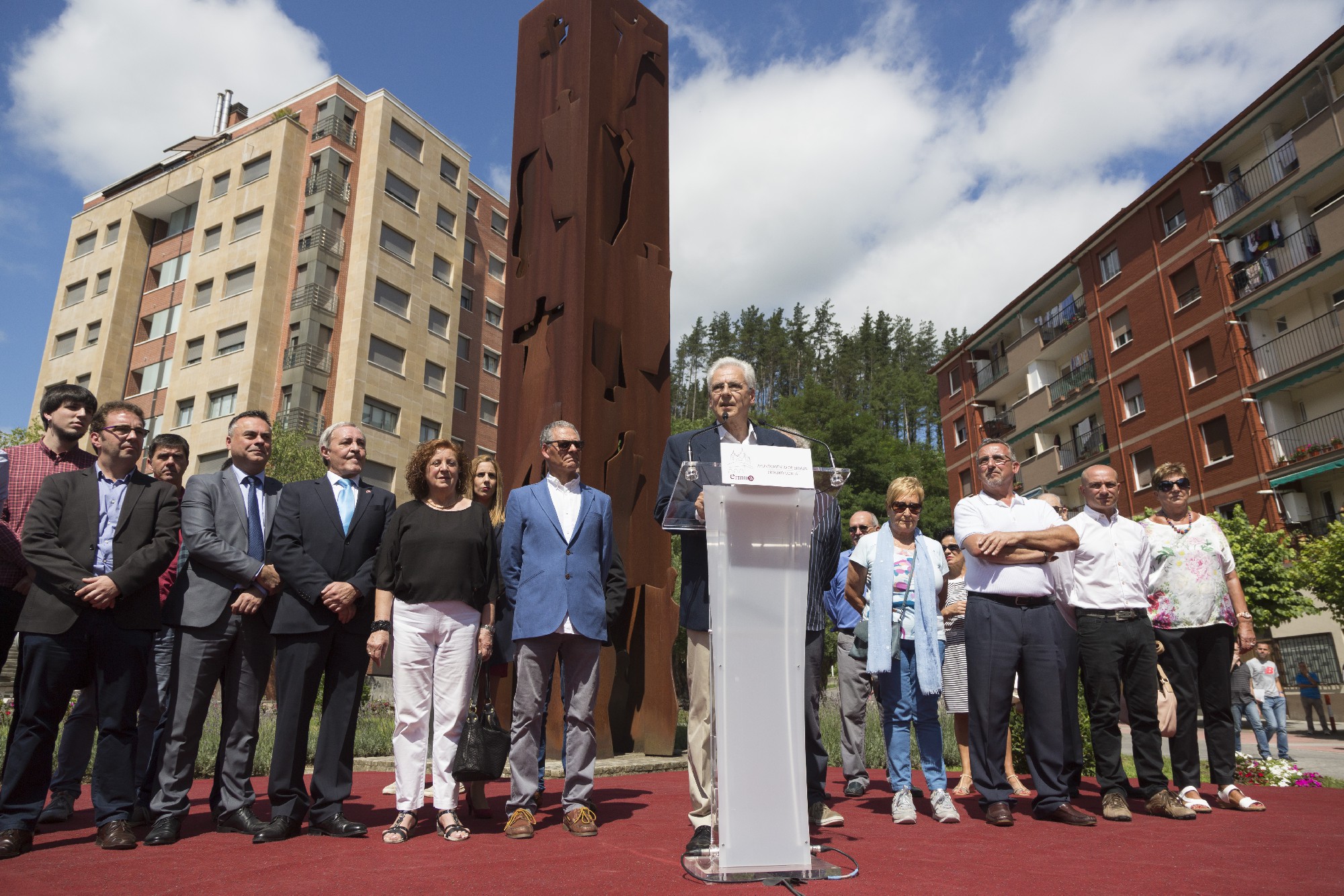 Los Socialistas Vascos en el XX aniversario del asesinato de M.A.Blanco  Foto| Socialistas Vascos