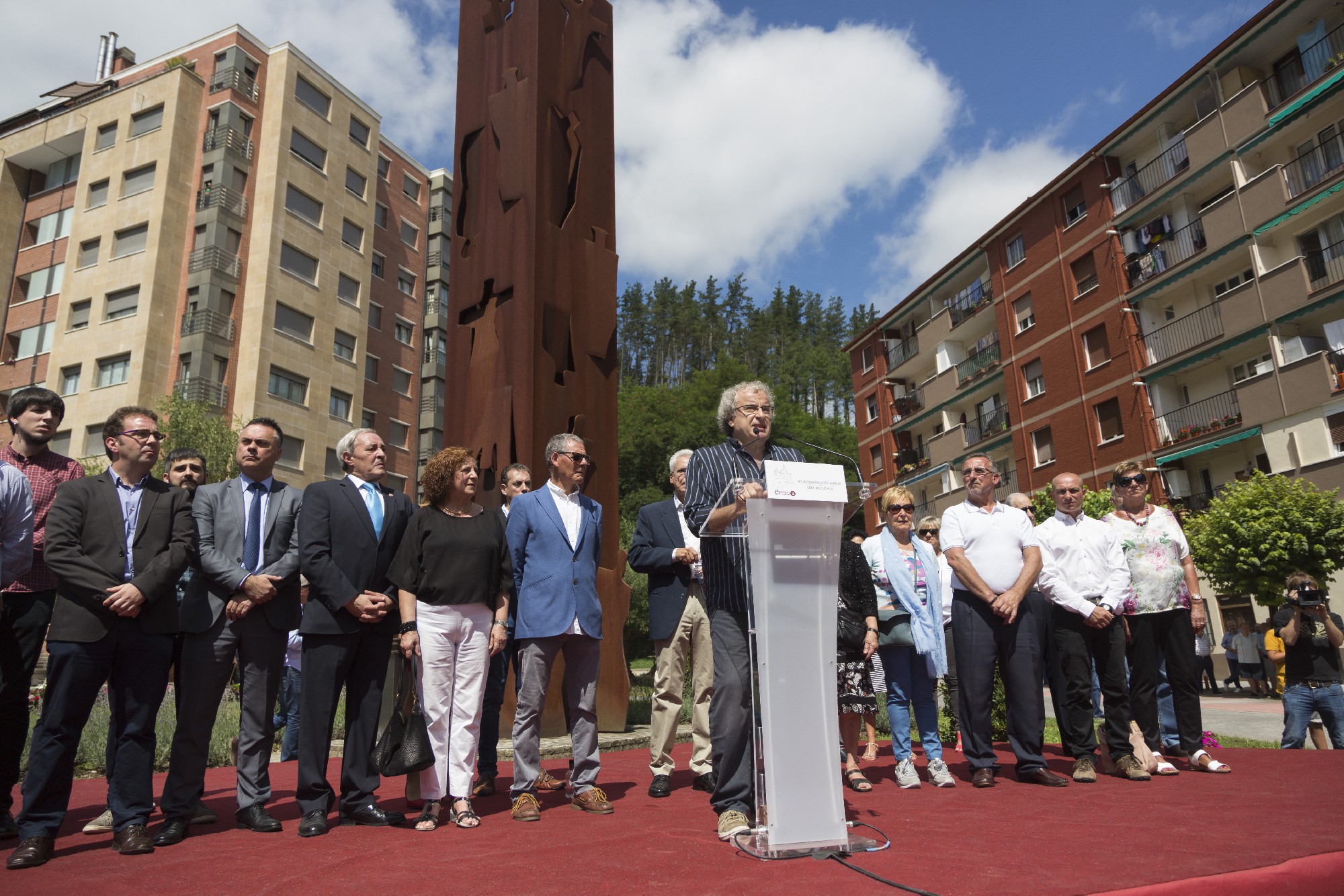 Los Socialistas Vascos en el XX aniversario del asesinato de M.A.Blanco  Foto| Socialistas Vascos