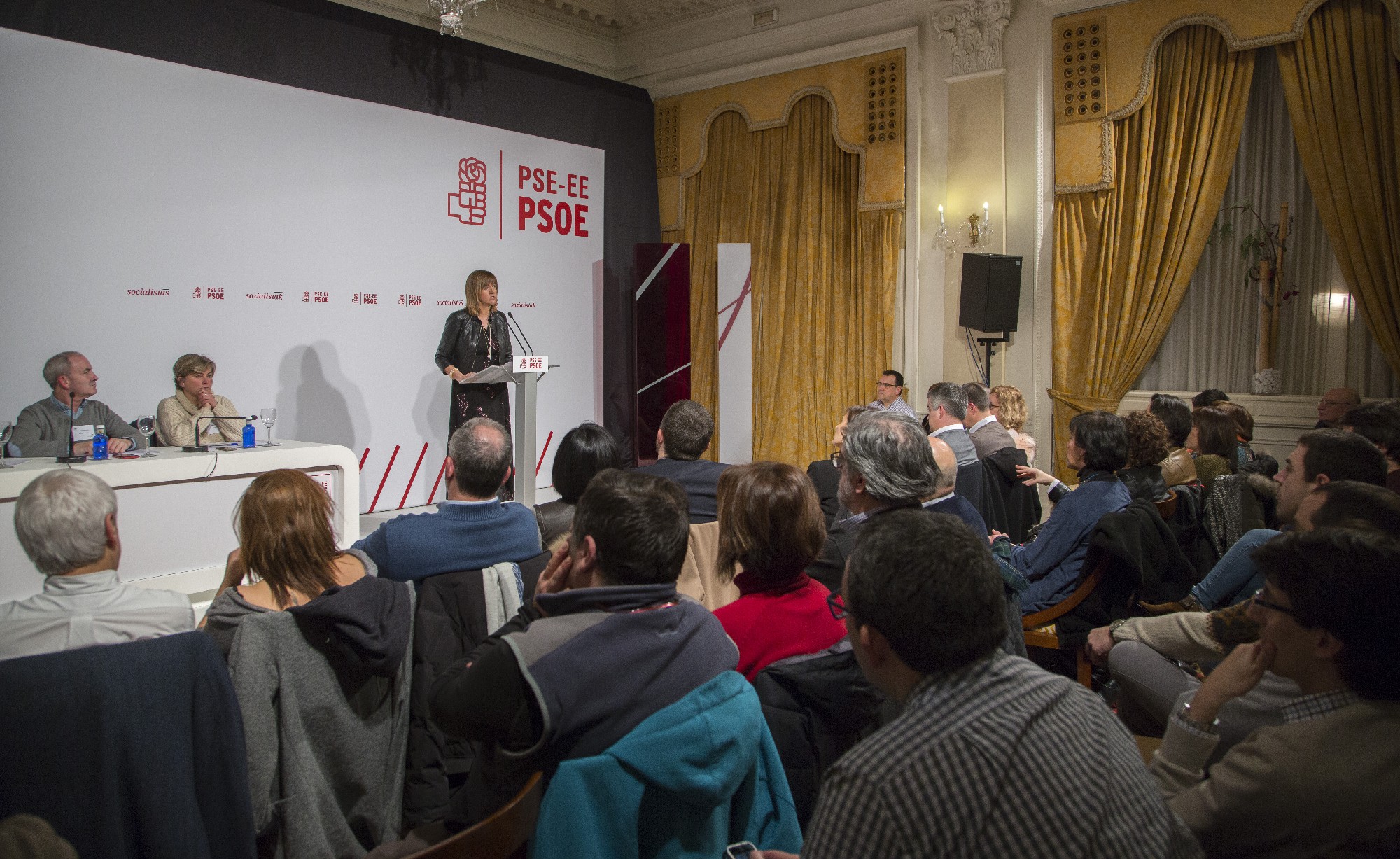 Idoia Mendia interviene en el Comité  Nacional Foto: Socialistas Vascos