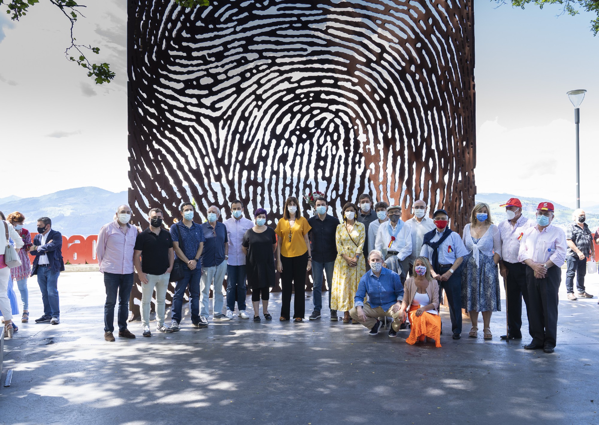 Homenaje a os miicianos y milicianas en Artxanda | Foto: Socialistas Vascos