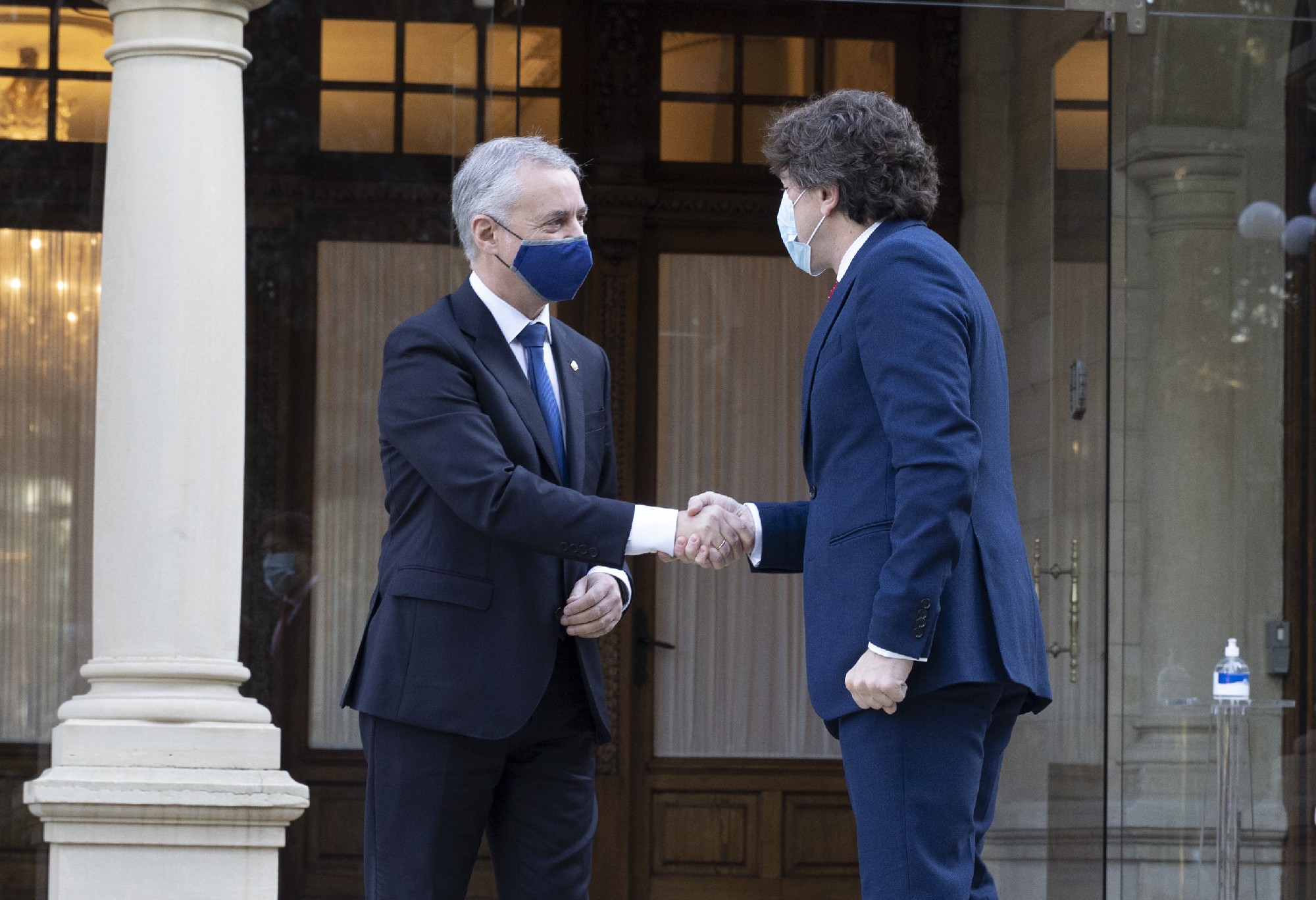 Reunión entre PSE-EE, PNV y el Lehendakari Iñigo Urkullu | Foto: Socialistas Vascos