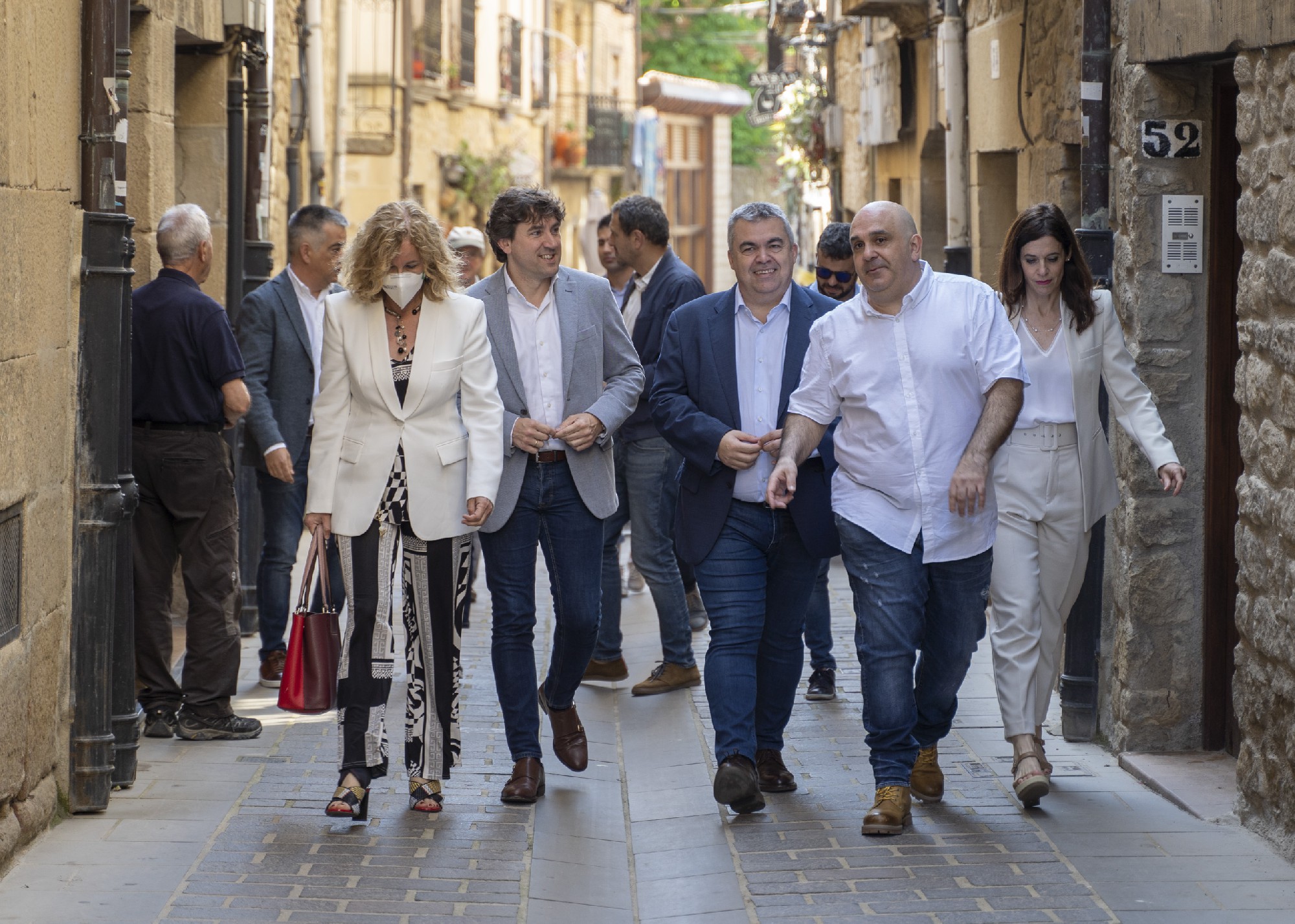 Inauguración de la Casa del Pueblo en Rioja Alavesa, Laguardia. | Foto: :Socialistas Vascos