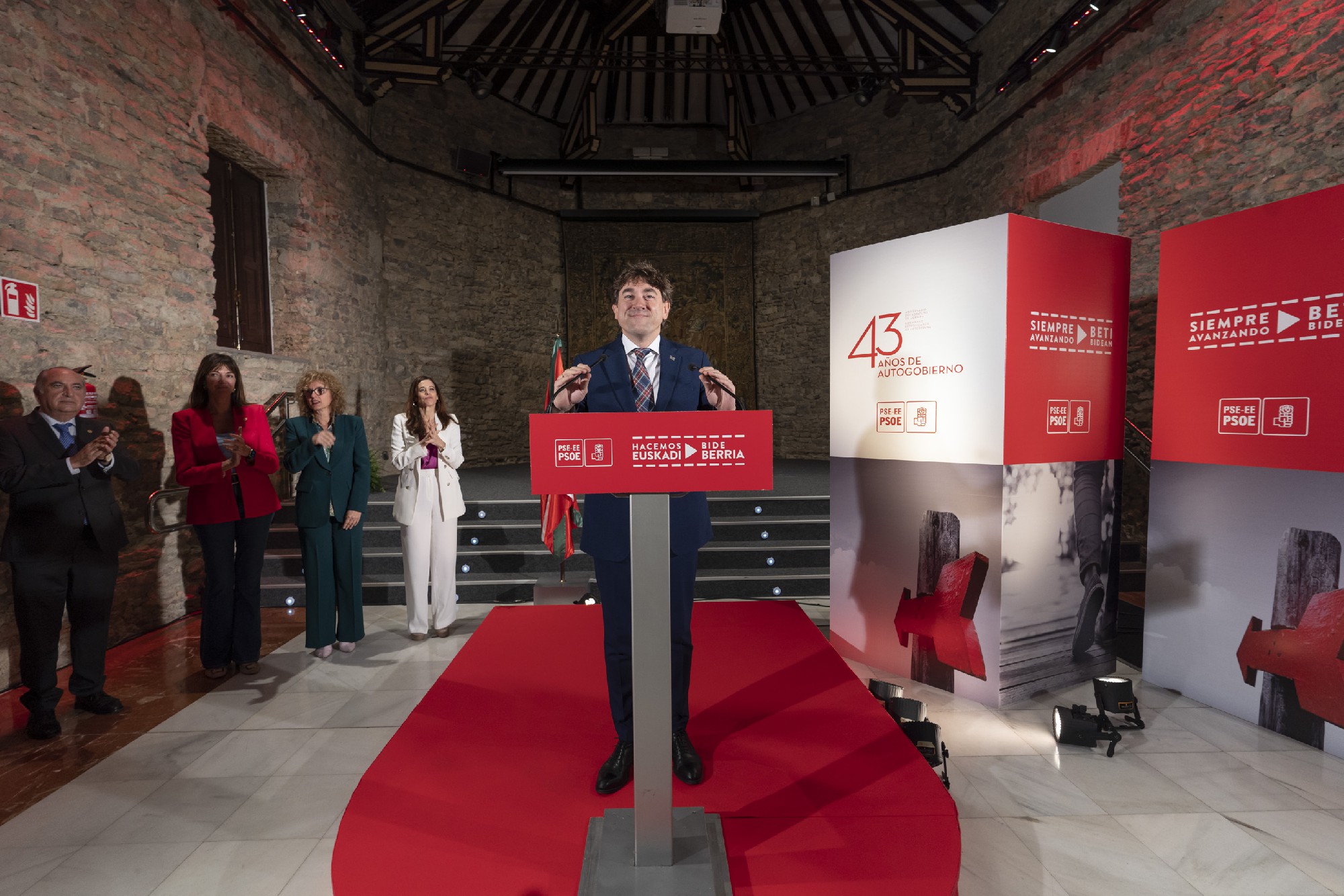 Los Socialistas Vascos celebran el 43º Aniversario del Estatuto de Gernika | Foto: Socialistas Vascos