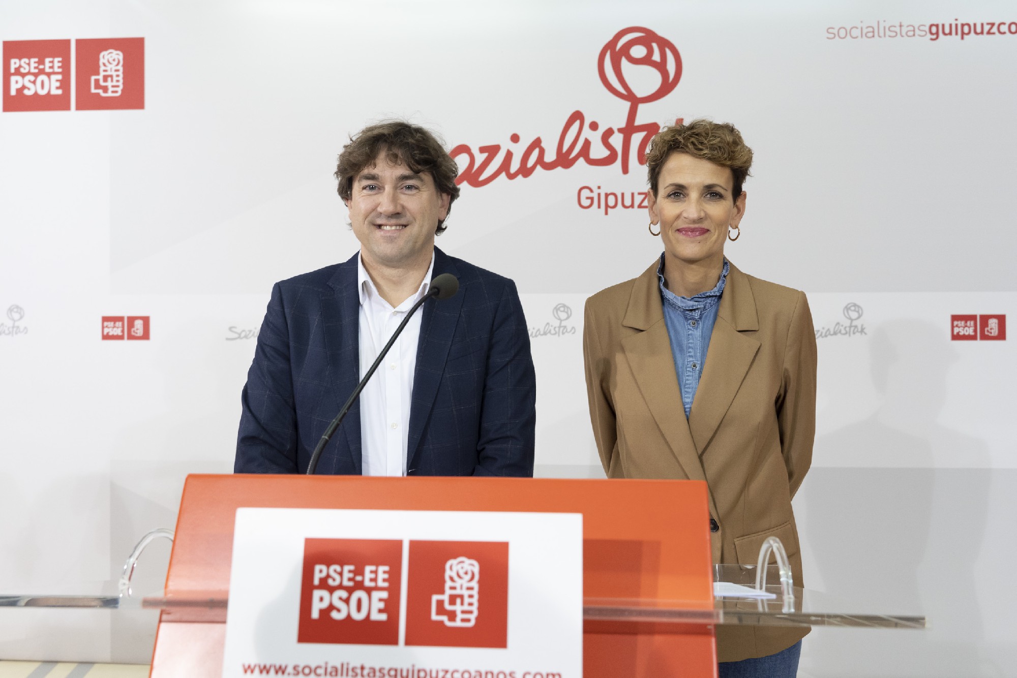 Reunión entre el PSE-EE y PSN | Foto: Socialistas Vascos