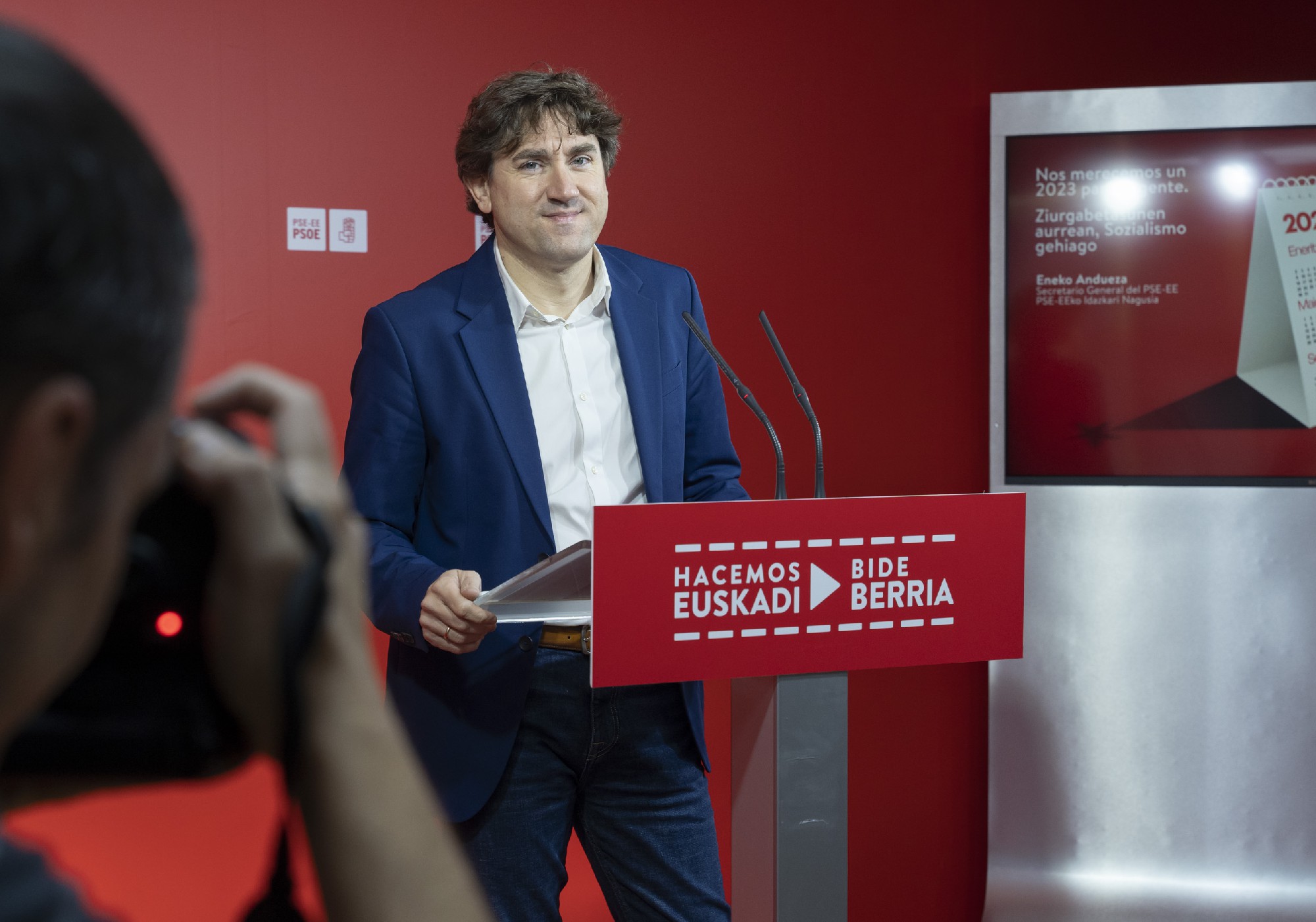 Eneko Andueza, Secretario General del PSE-EE | Foto: Socialistas Vascos