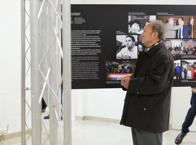 Exposición con motivo del centenario de la Casa del Pueblo de Eibar FOTO: Socialistas Vascos