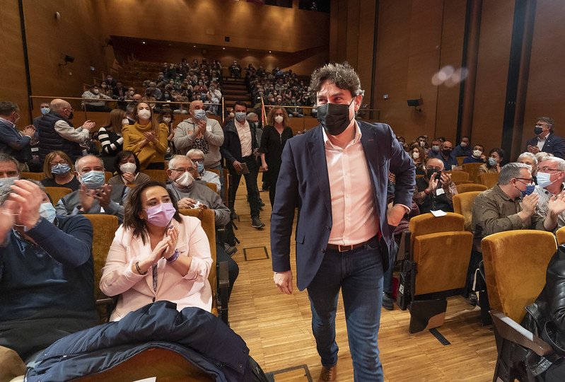  Eneko Andueza interviene en el Comité Nacional |Foto: Socialistas Vascos