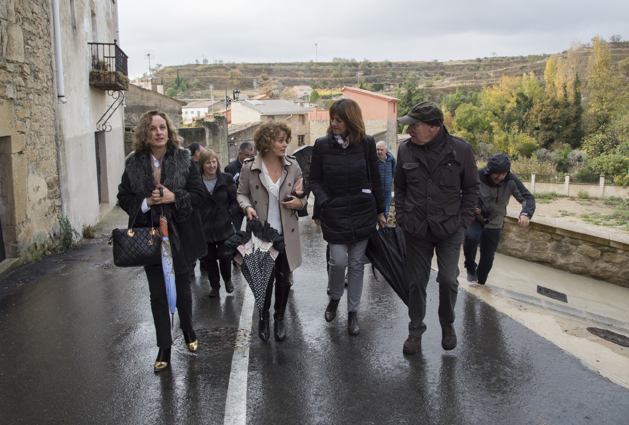 Visita a Moreda de Álava y bodegas Fernández de Piérola Foto | Socialistas Vascos