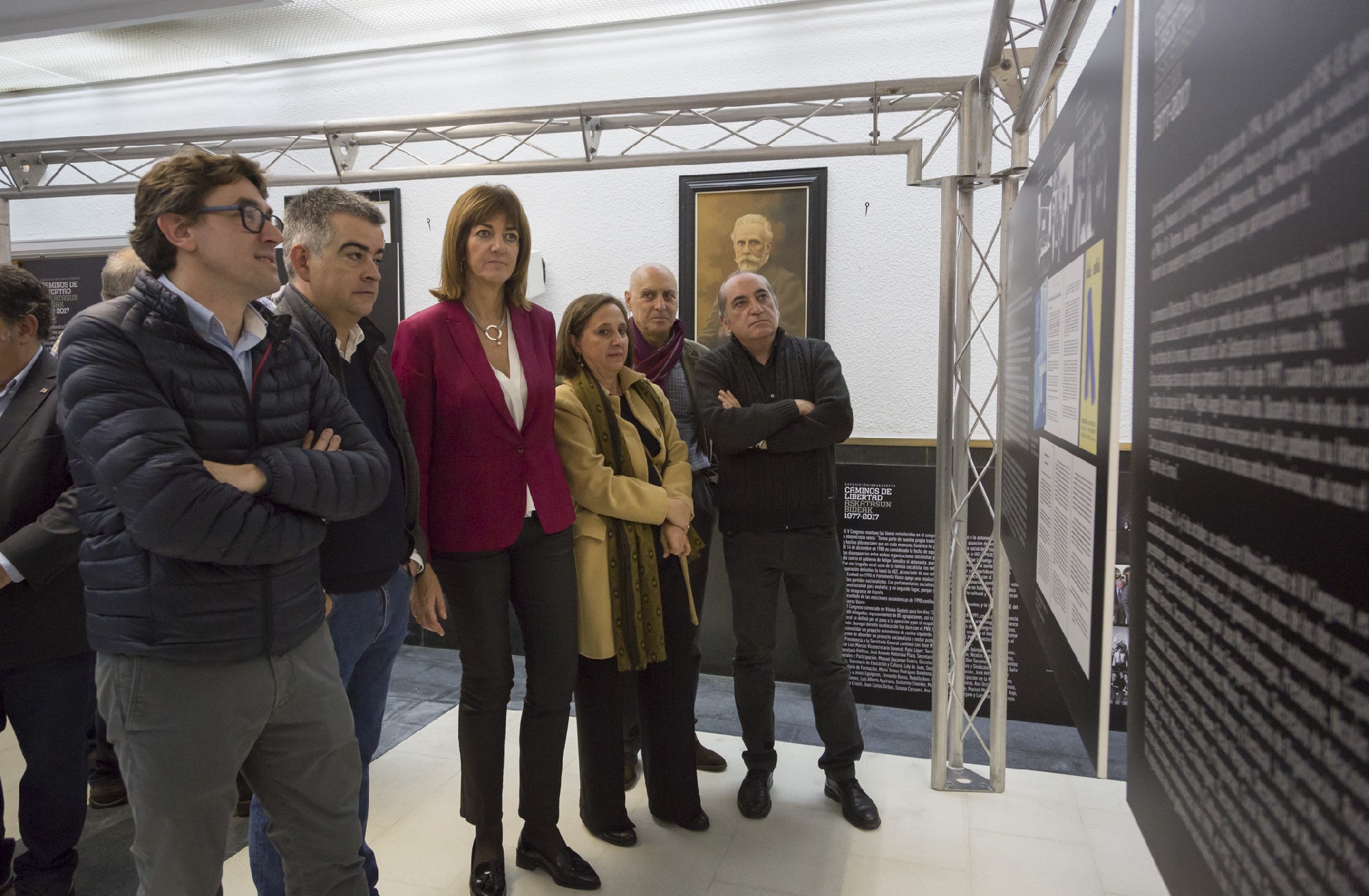 Exposición Caminos de Libertad-Askatasun Bideak 1977-2017 Foto | Socialistas Vascos