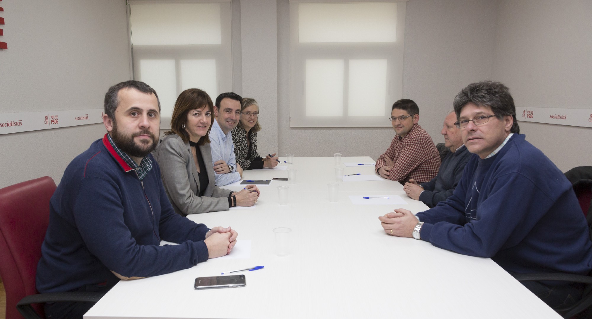 Los Socialistas Vascos se re&uacute;nen con representantes del sector naval de la UGT | Foto: Socialistas Vascos