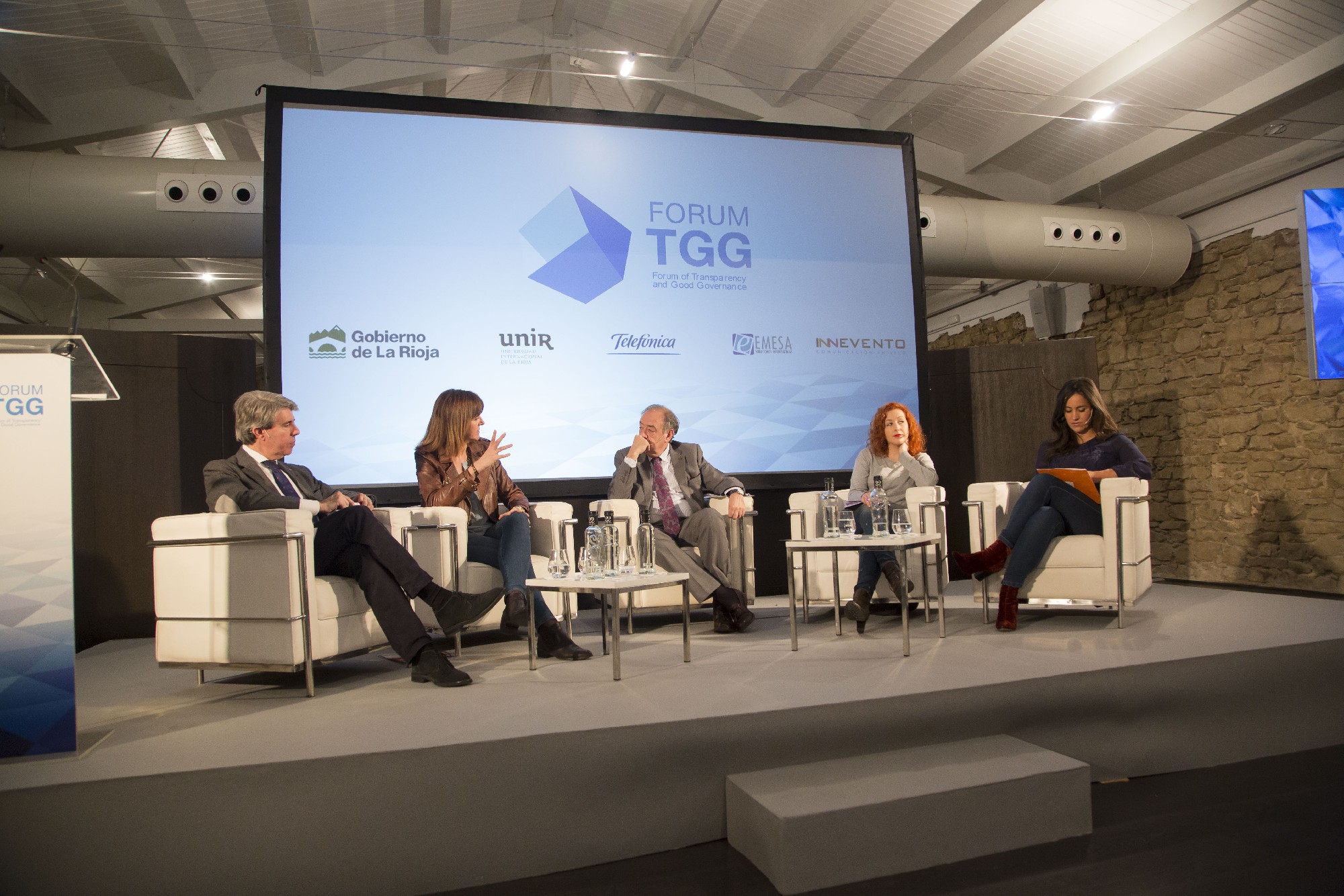 Idoia Mendia participa en Logro&ntilde;o en el FORUM TGG sobre transparencia y buen gobierno | Foto: Socialistas Vascos