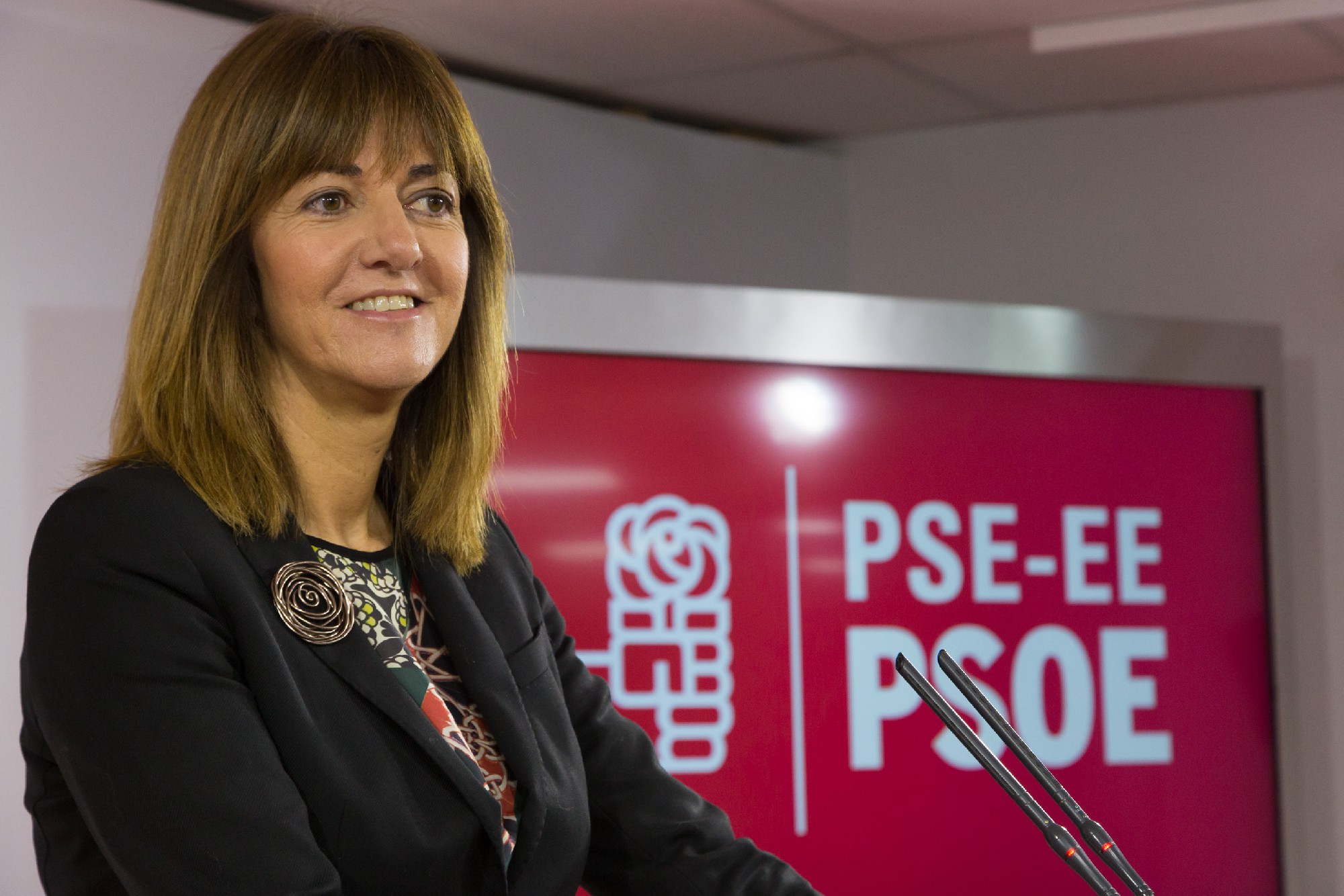 Idoia Mendia, en una foto de archivo | Foto: Socialistas Vascos.