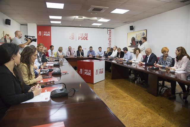 Imagen de archivo de una reuni&oacute;n de la Comisi&oacute;n Ejecutiva del PSE-EE |Foto: Socialistas Vascos.