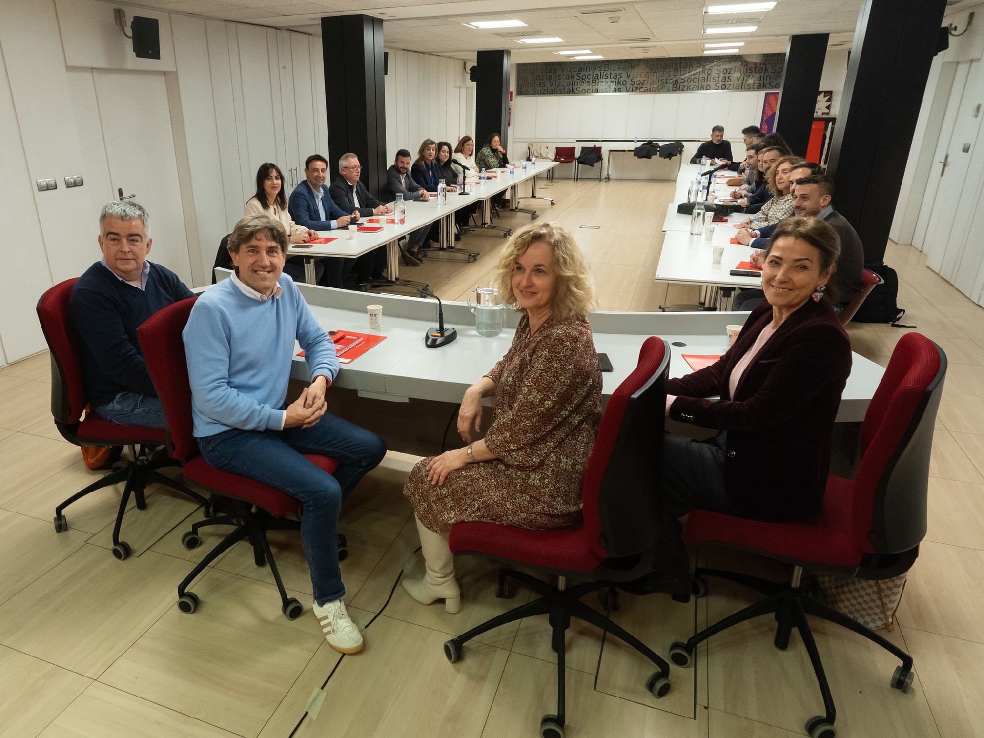 Reuni&oacute;n de la Comisi&oacute;n Ejecutiva del PSE-EE en Bilbao | Foto: Socialistas Vascos