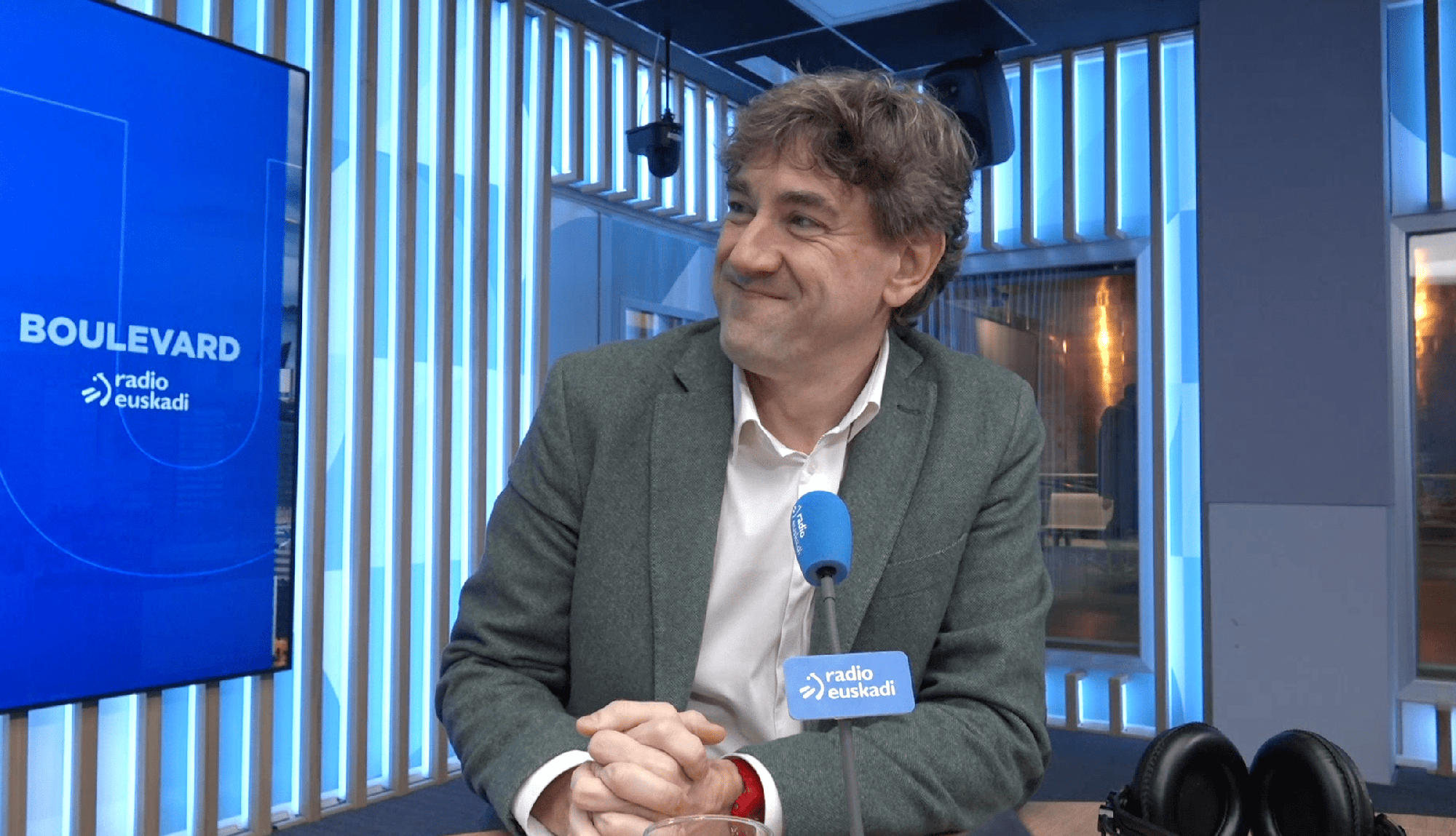 El Secretario General del PSE-EE, Eneko Andueza, durante la entrevista en "Boulevard" de Radio Euskadi | Foto: Socialistas Vascos