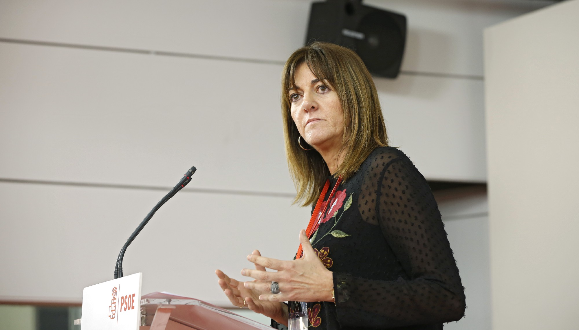 Idoia Mendia interviene en el Comit&eacute; Federal