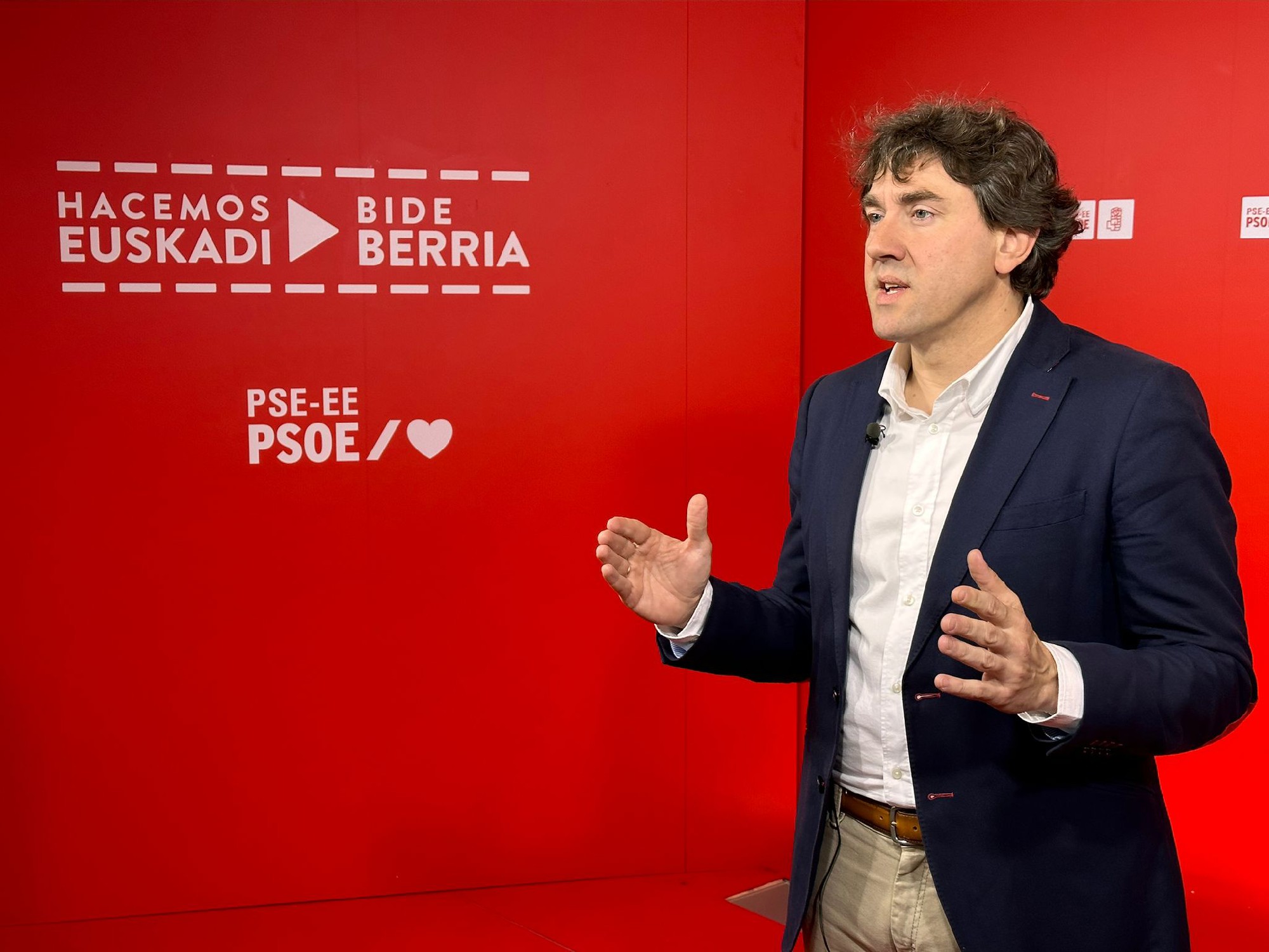 El Secretario General del PSE-EE, Eneko Andueza | Foto: Socialistas Vascos