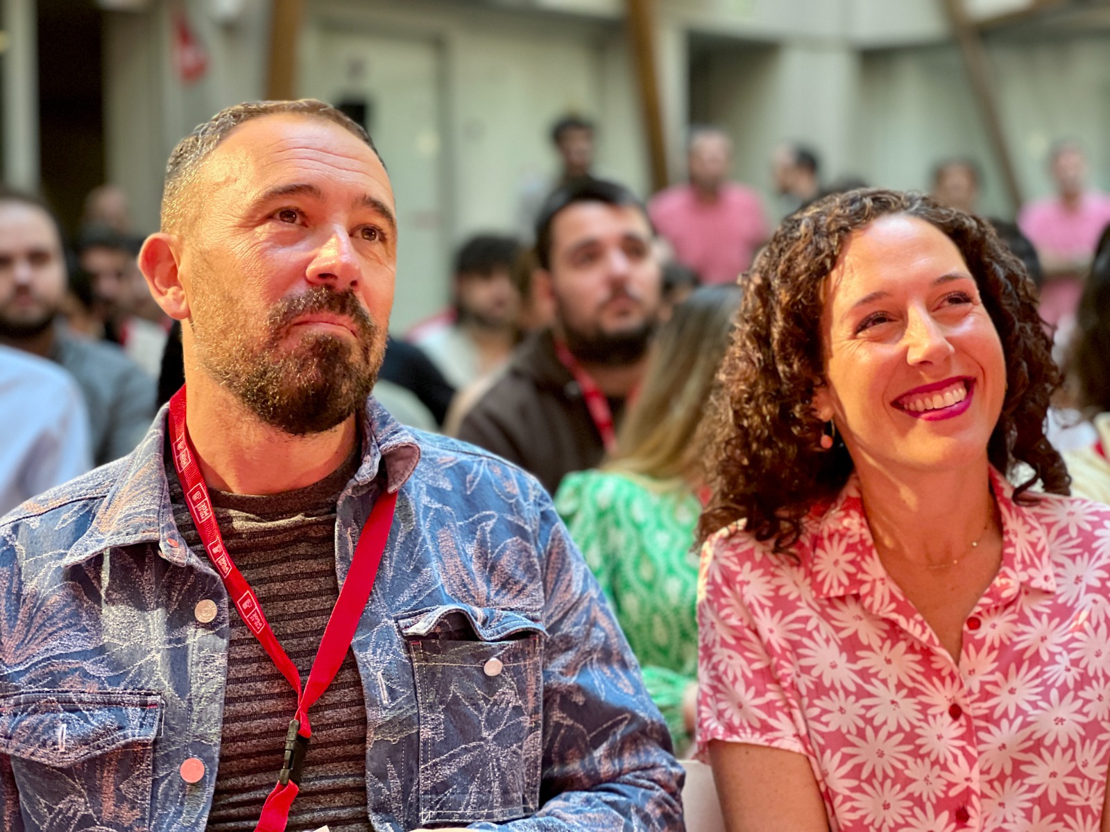 El Secretario de Memoria Democrática y Convivencia del PSE-EE y delegado del Gobierno en el País Vasco, Denis Itxaso, junto a la teniente de alcalde de Bilbao Nora Abete | Foto: Socialistas Vascos
