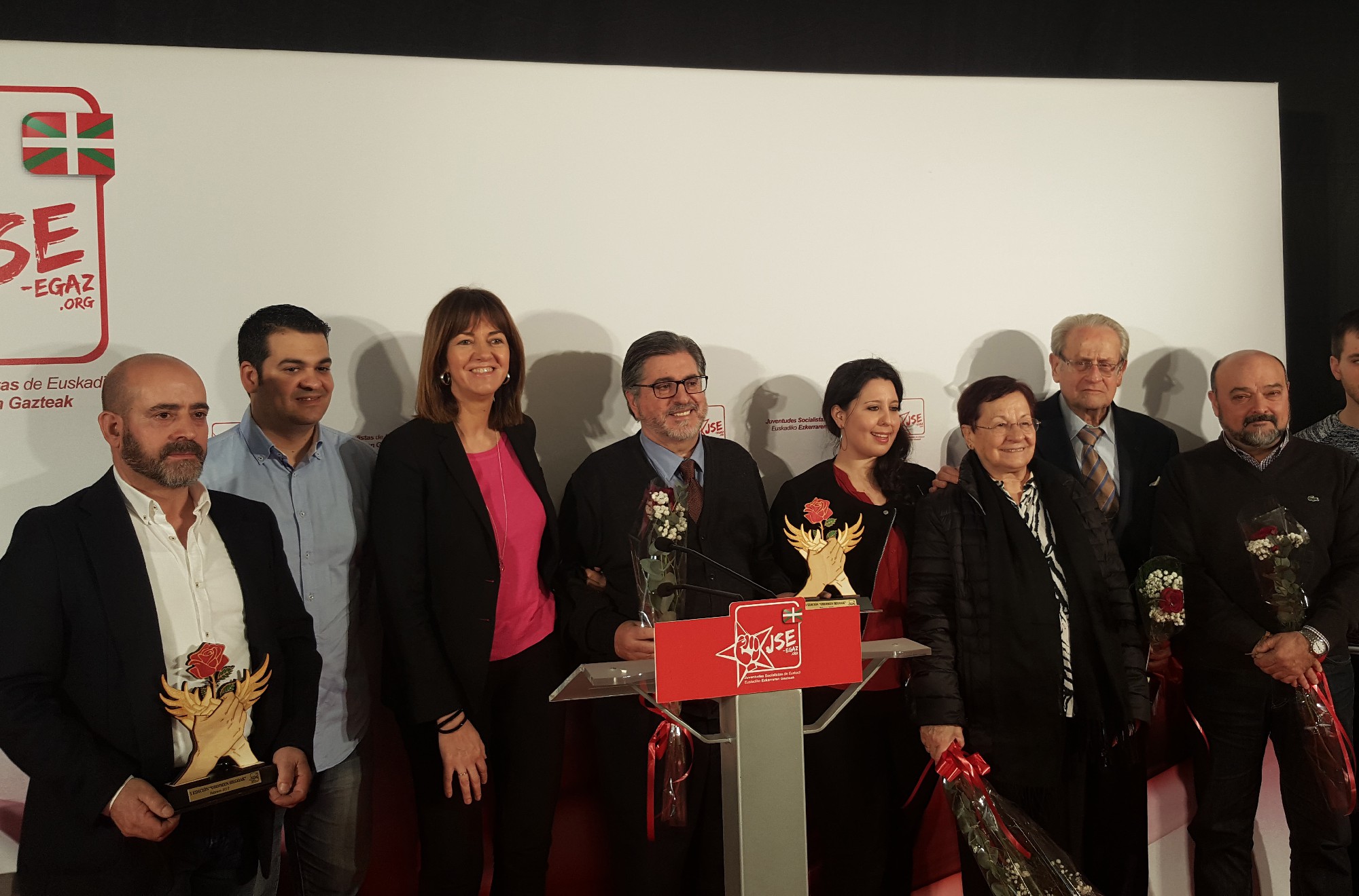Premios Oroimen Hegoak 2017  Foto: Socialistas Guipuzcoanos